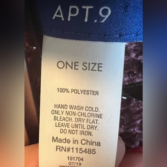 Burgundy Wine Chenille Poncho WORN ONCE - Picture 6 of 6